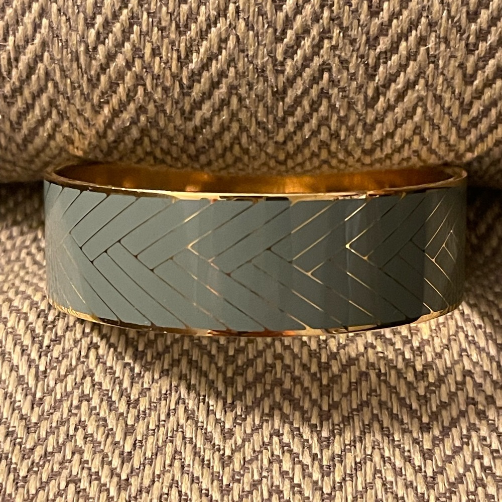 J. Crew Chevron Bangle
